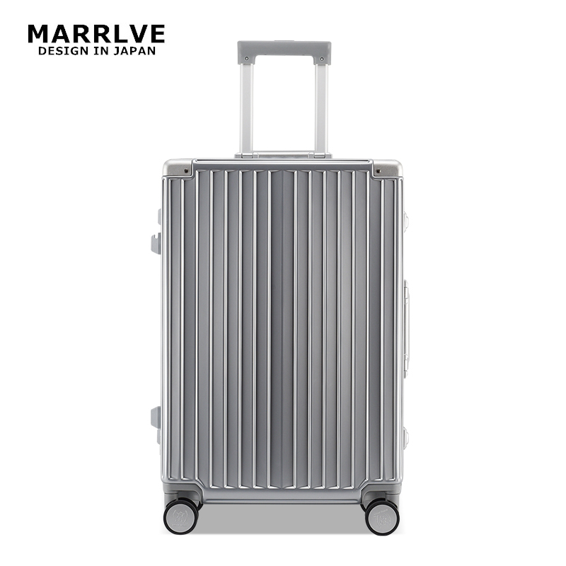 MARRLVE High-end Aluminum Frame Pull Bar Case PC Cryptobox 20 Inch Den Case Brigade 28 Suitcases Men 24 Inch 26 Women-Taobao