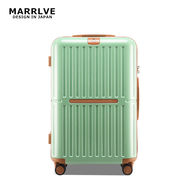 MARRLVE pull-lever box PC universal wheel password box man 28 suitcases 20 den case grass green 2426 inch woman
