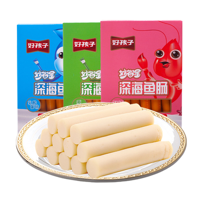 【好孩子】鳕鱼肠幼儿辅食鱼肠72g*3盒