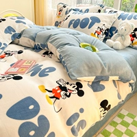 Микки Маус [толстый теплый молочный флис, приятный для кожи, можно спать голым]