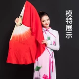 Фан -фанат танца Wanjiang Zhensi Plaza Dance исполняет большие фанаты Fan Fan Fan National Day Fan Fan