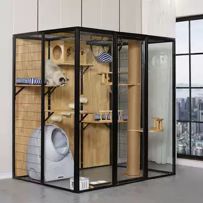 Cat Villa cat cage oversized free space Luxury Cat Paradise cat cage Villa pet shop cat house indoor home