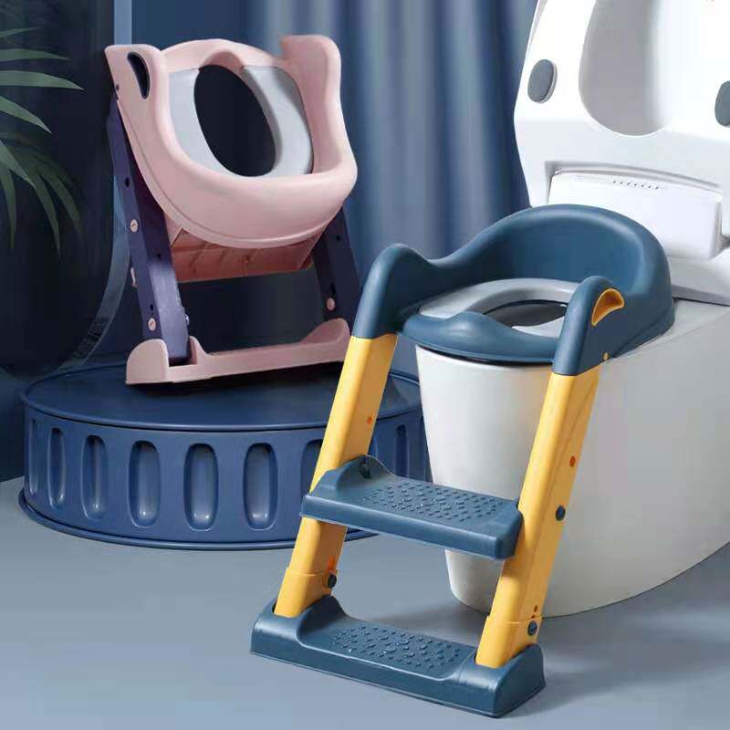 Children's toilet toilet staircase type male and female baby ladder folding frame cushion sitting urinal child baby urinal