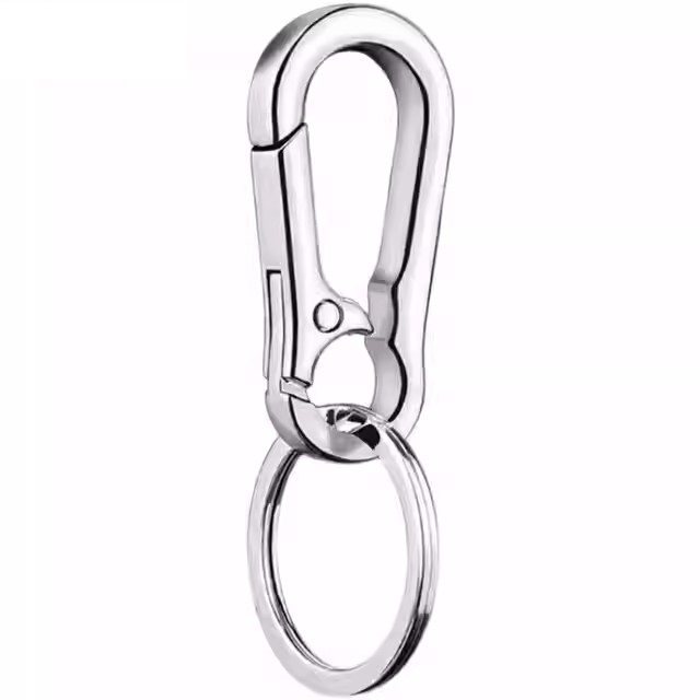 German Imported Keychain Men's Keychain High-End 304 Stainless Steel Keychain Car Key Chain Pendant Plus