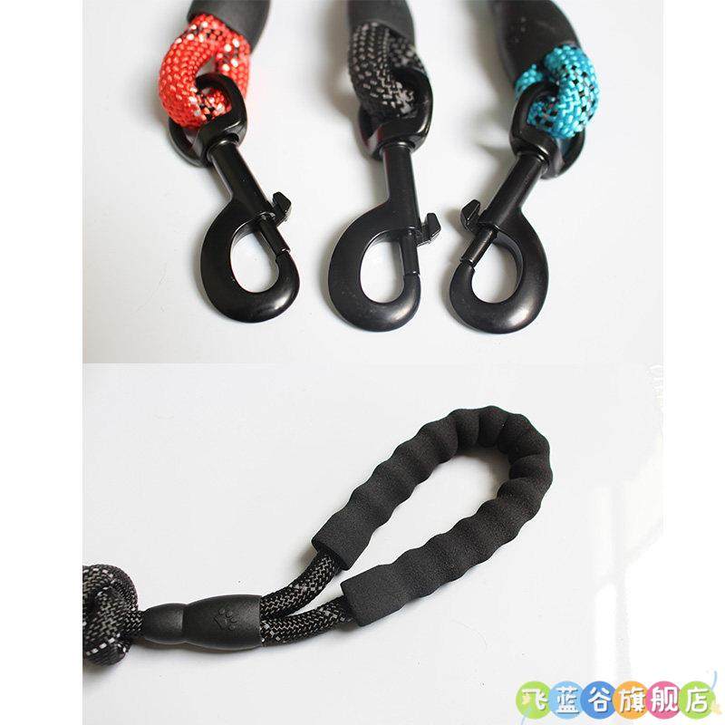 Dog Leash, Dog Collar, Pet Labrador Golden Retriever Anti-Explosion Chain, Small, Medium and Large Dog Collar