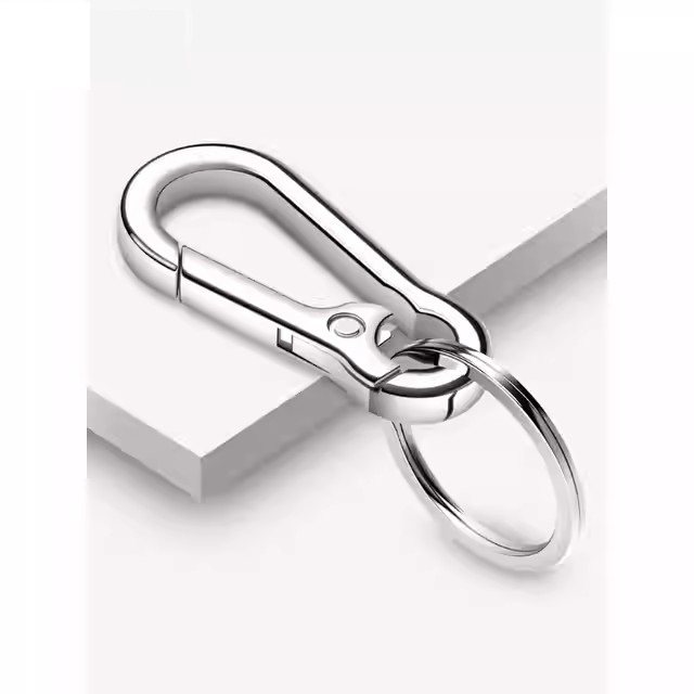 German Imported Keychain Men's Keychain High-End 304 Stainless Steel Keychain Car Key Chain Pendant Plus