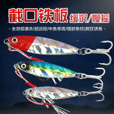 Cut mouth iron plate Luya bait slow swing falling long-range bait novice freshwater pass kill fishing perch mandarin fish artifact