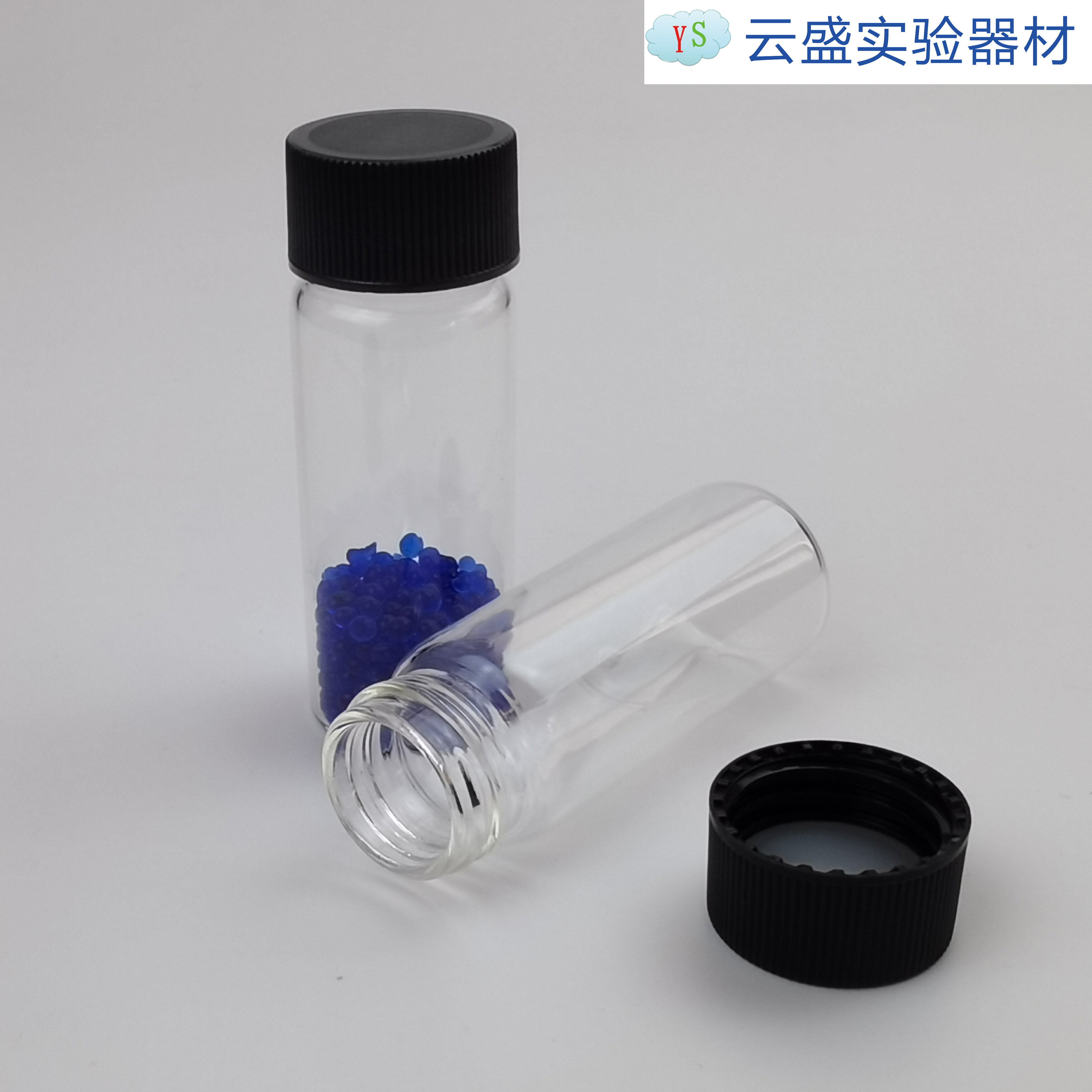 包邮 进样瓶 30ml 玻璃透明顶盖 含硅胶四氟垫片 单支价格