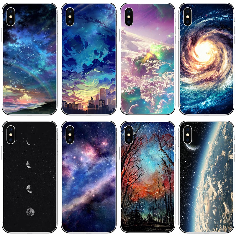 Starry Sky ins Minimalist Style Phone Case Compatible with Apple 12 7Xr/8Plus Huawei P40Pro/Mate30/Nova5/6 Honor 9X Xiaomi 10 Vivoiqoo/Oppoa53/16Th Starry Sky ins Minimalist Style Phone Case Compatible with Apple 12 7Xr/8Plus Huawei P40Pro/Mate30/Nova5/6 Honor 9X Xiaomi 10 Vivoiqoo/Oppoa53/16Th