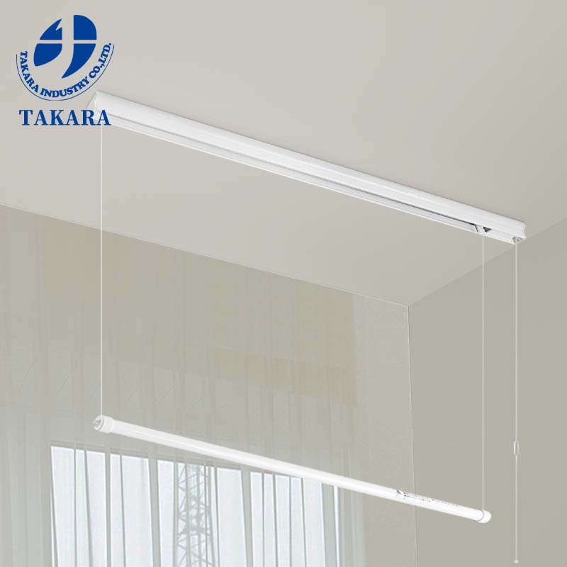 Japanese ceiling invisible drying rack balcony indoor living room floating window ceiling lifting and shrinking drying rack