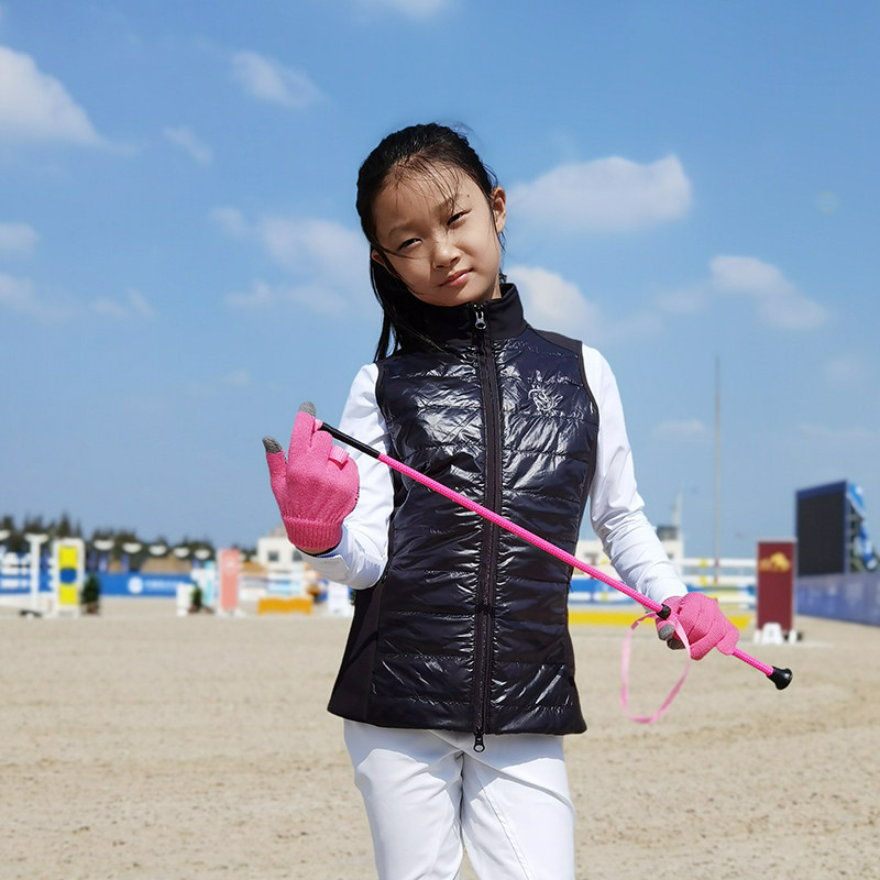 Epona professional children equestrian training horse whip light wear and riding obstacle whips male and female knight woven horse whip
