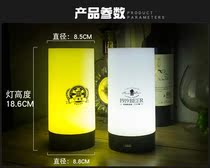 led rechargeable bar lamp waterproof drop-proof bar KTV cafe restaurant decoration desk lamp creative candle table lamp