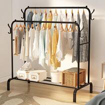 Coat rack Simple drying rack Home floor-to-ceiling bedroom single and double pole cooling clothes rack balcony