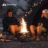 Открытый барбекю, кемпинг, дровяная печь, отопительная печь, складной горшок для костра, сетка для гриля, горящий огонь, настольная печь