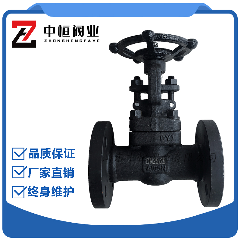 Forged steel flange gate valve Z41H-16 25 40 64 64 100C steam high temperature high-pressure valve National mark DN 15 50