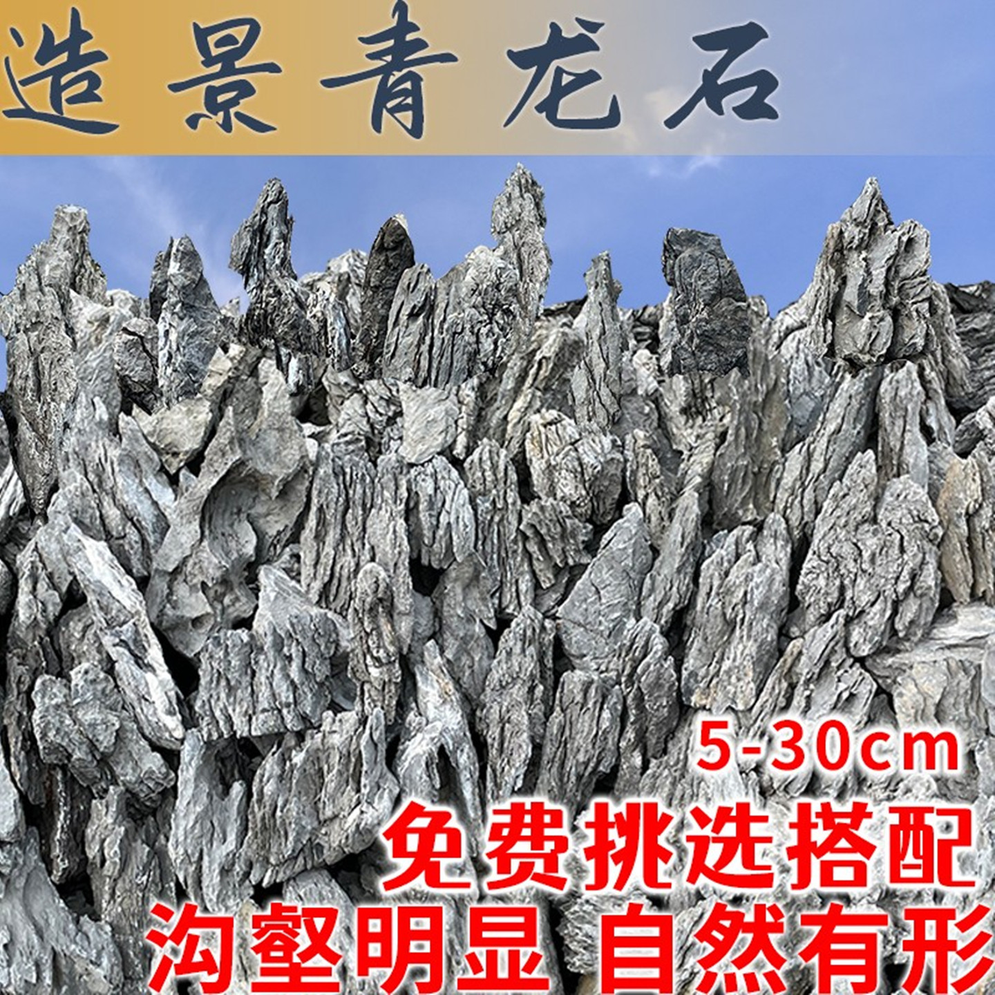 青龙石造景石:打造梦幻水族世界,让你的鱼缸变身艺术馆!-造景-淘宝好物网