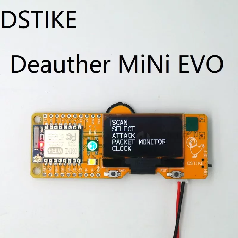 [DSTIKE Deauther MiNi EVO (4MB ESP-07+1.3OLED+RTC DS3231) ESP]