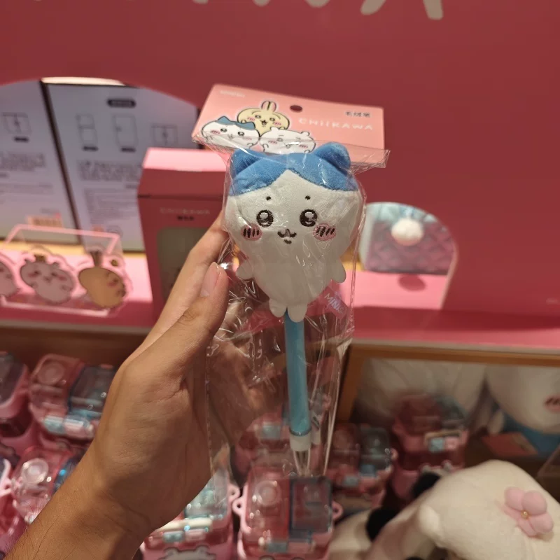 MINISO chiikawa серия 3D плюшенная ручка черный Гийусаки MINISO