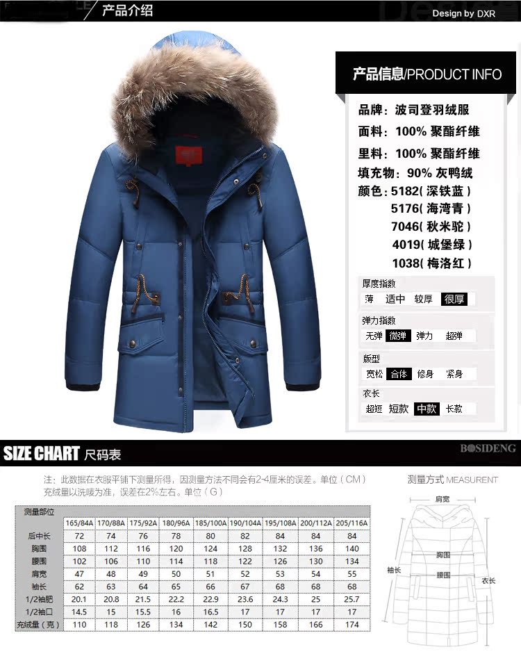 Blouson homme BOSIDENG    en Nylon - Ref 3120511 Image 26