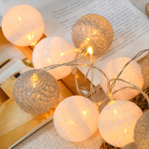 Cotton thread ball string light LED color light Net red romantic surprise room Bedroom decoration ins Birthday decoration scene flashing light