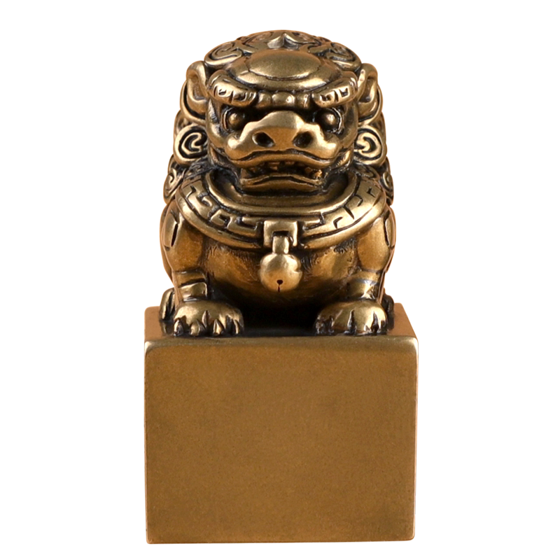獅子鈕銅印 獅子細工 銅印材 獅子鈕銅印 獅子細工 銅印材