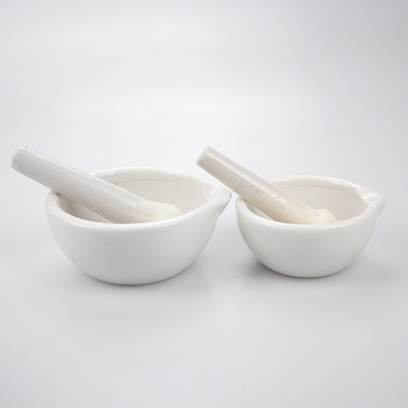 Ceramic Mortar Ceramic Mortar Grinding Bowl Glass Mortar 60 80 100 130 160 216mm - Taobao