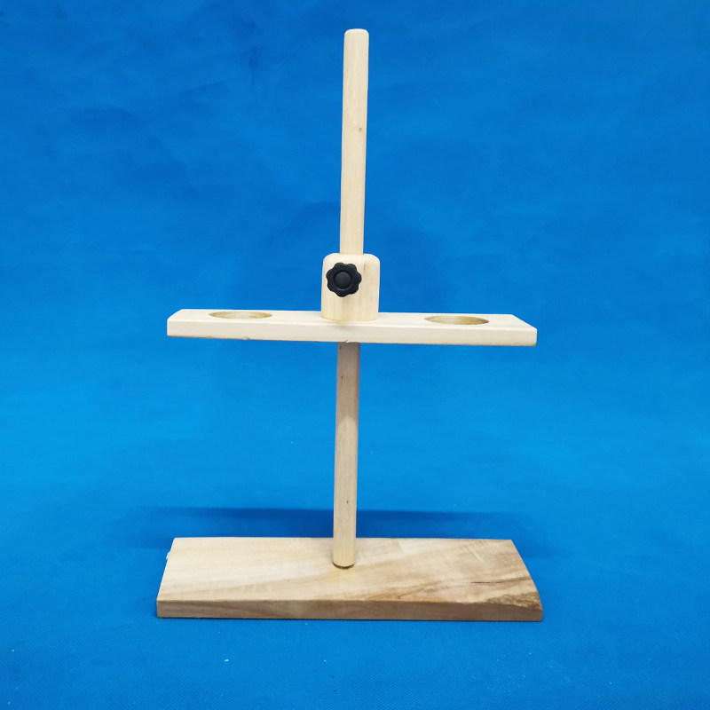 Wooden division funnel frame 2 hole 4 hole color pipe frame ID tube frame ID tube clamp wood funnel frame