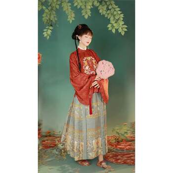 New original hanfu women's round neck