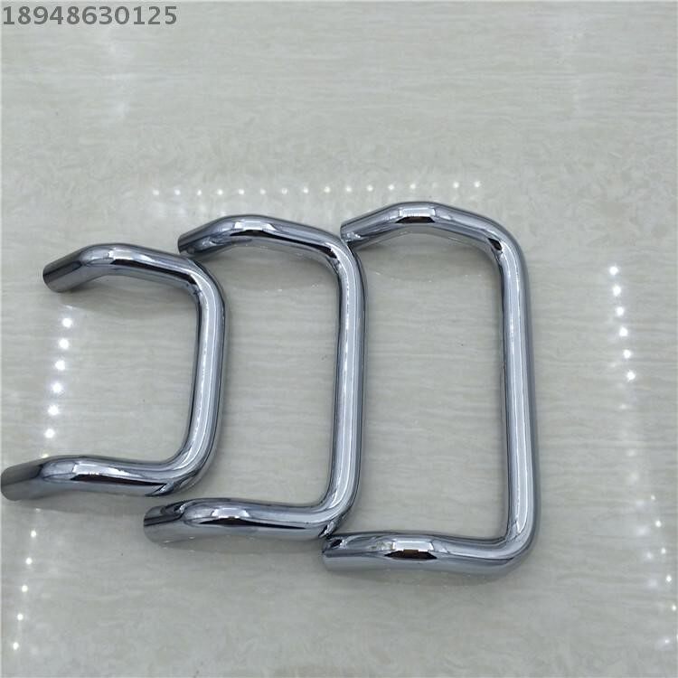 Stainless steel U shaped arched double folding corner shaped handle cabinet door handle ls532 bent UHFNS100 120 88