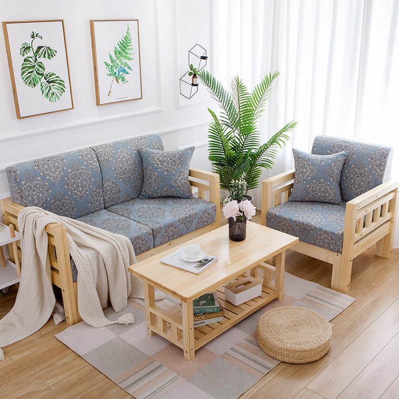 Thickened European-style sofa sponge cushion cloth cover custom bay window cushion chair cushion card seat cushion cloth cover custom