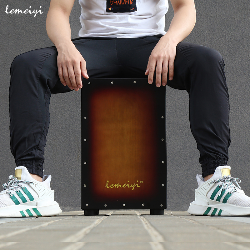 Lemeiyi box drum Kahong drum beginner drum bag box wooden box drum musical instrument sitting drum card red box drum Kahong drum