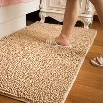 Special bathroom bathroom entrance water absorbent non-slip thick fiber suede long towel mat carpet mat mat