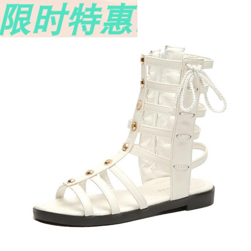 Lady sandals for women summer flat gladiator ancient Roman sandals women summer