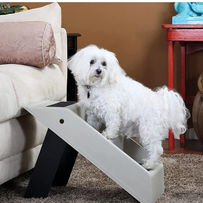 Small and medium-sized dog Teddy on the bedside sofa foldable universal pet dog climbing ladder ramp stair step ladder