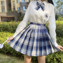 School uniform set student Mori Department Japanese original jk uniform skirt genuine long-sleeved shirt womens winter wear 2021 new model