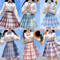 Basic Japanese shirt school for JK uniform skirt genuine student outfit college style class suit women 2021 New