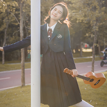 JK uniform long skirt spring set womens college style new blazer class uniform high school students school for sense suit