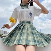 JK uniform Kasuga System Department New Year set skirt school for students class uniform god girl plaid pleated skirt full set