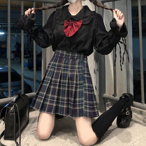 Japanese sweet long sleeve white shirt doll collar jk shirt female wooden ear design sense niche jacket autumn and winter