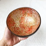 Вьетнамская кокосовая чаша вьетнамская оболочка кокосовая посуда Миска Домашняя чаша Миска конфела дыня пластина кокосовая миска кокосовой