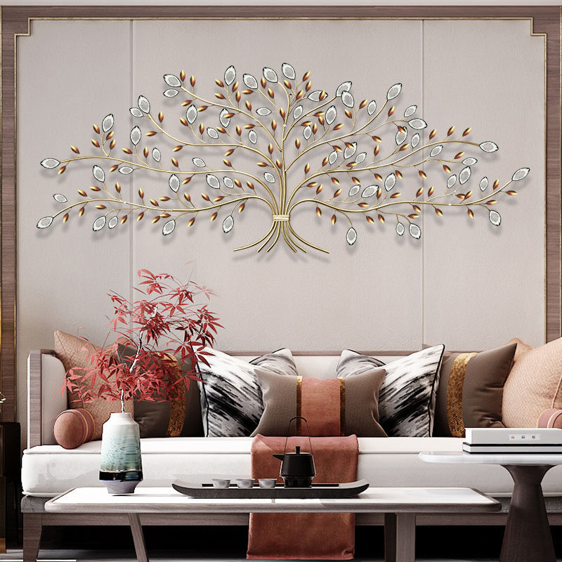 Creative 3d three-dimensional living room decoration sofa TV background wall pendant modern minimalist light luxury Nordic ornaments