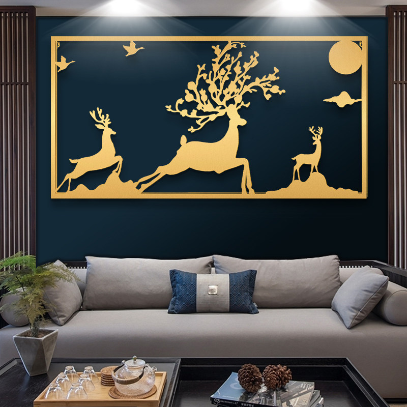 Nordic Style Wall Pendant Atmospheric Decoration Hanging Wall Creativity Living Room Sofa Background Wall Brief Modern Adornment