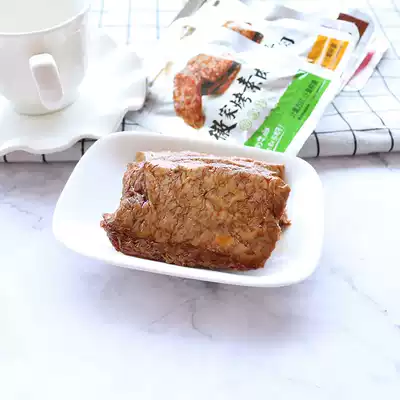 New goods Huijia shop Huijia roasted vegetarian meat 500g hand-torn bean products vegetarian steak vegetarian five-flavored zero