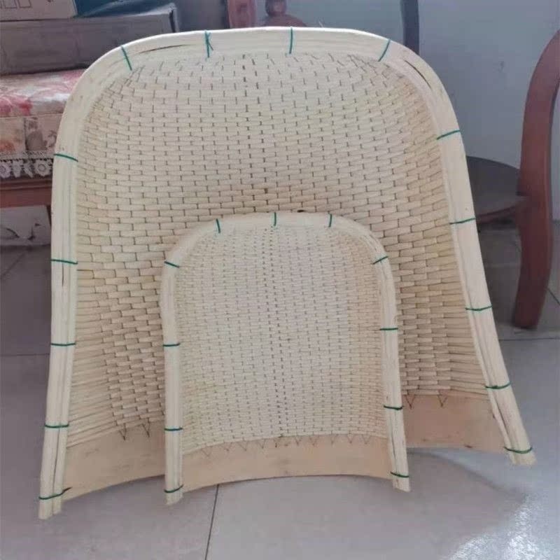 Special Clearance Rural Wicker Small Dustpan Rattan Bamboo Wicker Household Large and Small Dustpan Basket Dustpan Storage Basket