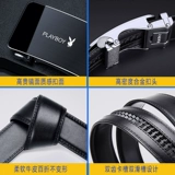 Playboy, ремень, пряжка, универсальные кожаные трендовые штаны, коллекция 2021, из натуральной кожи