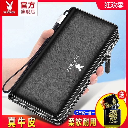Playboy, бумажник, вместительная и большая сумка с петлей на руку, картхолдер, из натуральной кожи, 2022