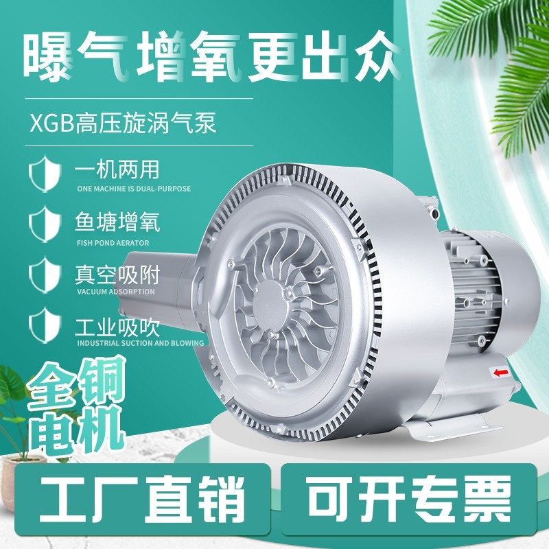 Vortex fanHigh pressure Vortex air pumpRoots fanVacuum pumpPowerful blowerIndustrial aeration aerator