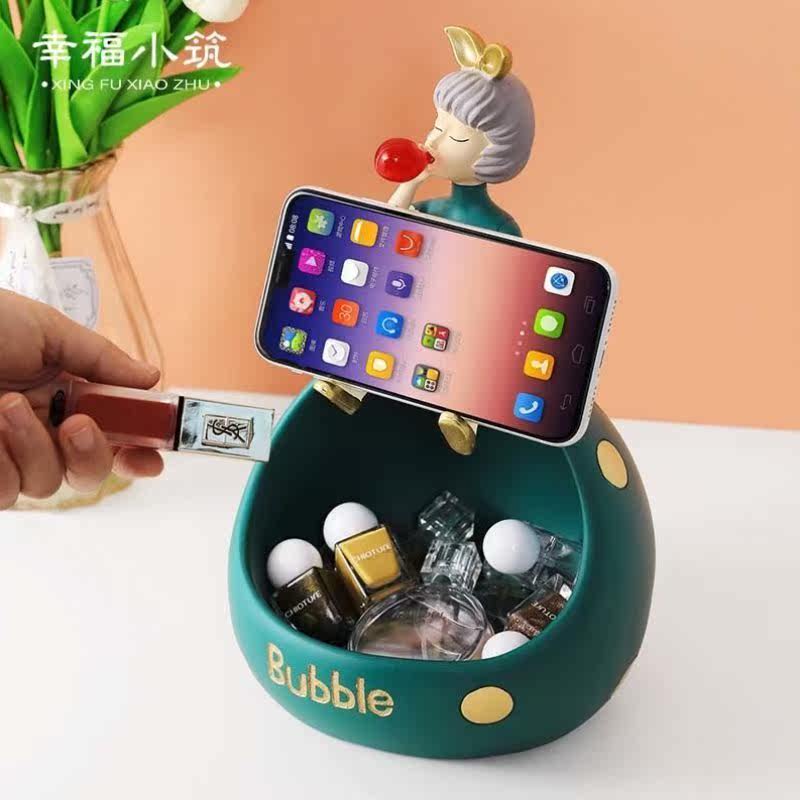 Bubble Girl Pendulum piece Nordic Hyun Guan Pendulum girl Creative Snack Key Containing Light Lavish Craft Gift Hem Accessories to the Desktop Room