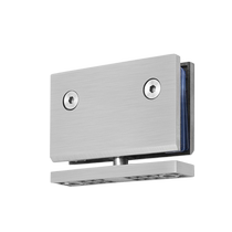 Solid titanium glass door 360 degree rotating clamp bathroom door heaven and earth clamp wine cabinet door small hinge display cabinet upper and lower hinges