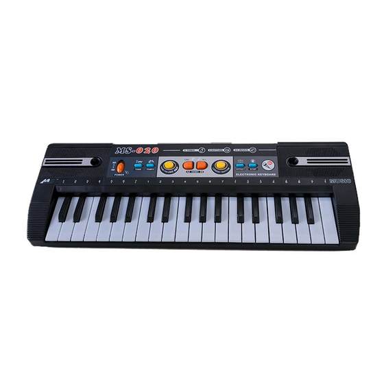 소스 공장 대외 무역 피아노 장난감 시뮬레이션 37 키 어린이 전자 키보드 마이크가있는 조기 교육 악기